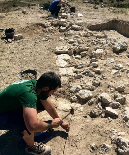 El año pasado se descubrió la muralla de la ciudad arevaca de Klounioq.