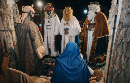 Imagen del belén viviente de Torregalindo.-ECB