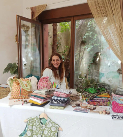 La artesana @puntodekatta fue otra de las participantes.