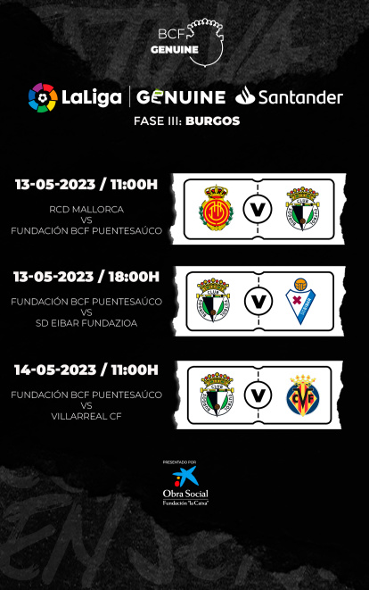 Calendario del BCF Puentesaúco