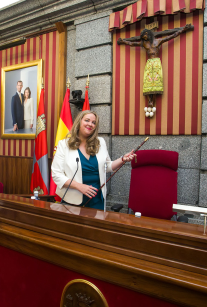 Instante de la toma de posesión de la nueva Corporación municipal.