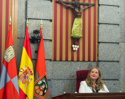 Instante de la toma de posesión de la nueva Corporación municipal.