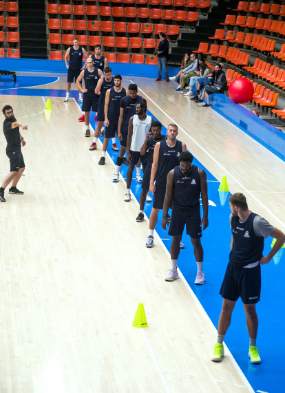 La temporada arrancó con la sesión de trabajo físico con el preparador del equipo, Dani Hernández Roda.