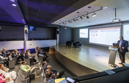 Un momento de uno de los clubes de prensa organizados por EL CORREO DE BURGOS