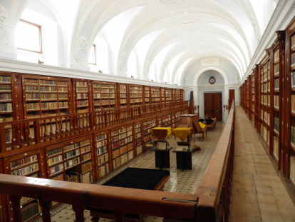 La biblioteca del monasterio de La Vid.