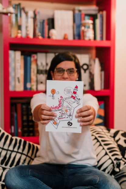 Primer plano de la portada del libro.