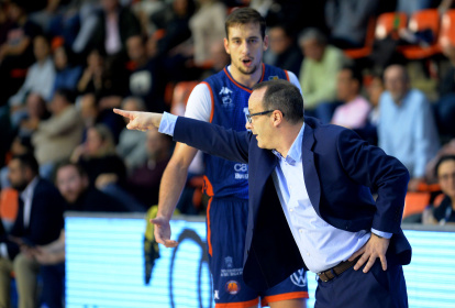 Parrado y Ocampo, en el partido contra Cantabria.