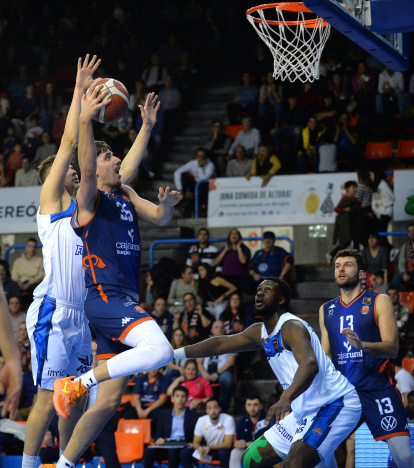 El ala-pívot Rodrigo Seoane fue una pesadilla para el Fuenlabrada en el inicio. Acabó con 16 puntos.