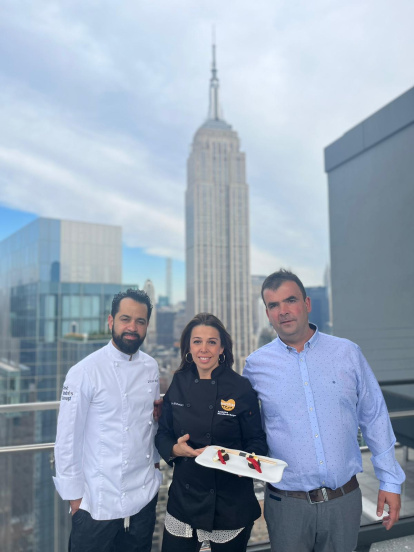 Presentación de la línea 'Veggie' de Morcillas Tere en Nueva York.