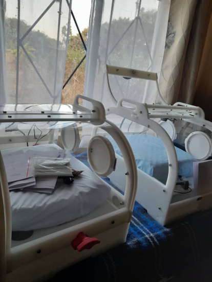 Cunas instaladas en África.