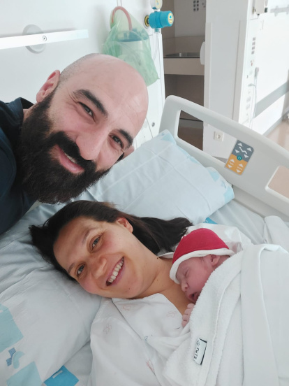 Alicia Saiz y Javier Requena han dado la bienvenida a Aday en le HUBU.
