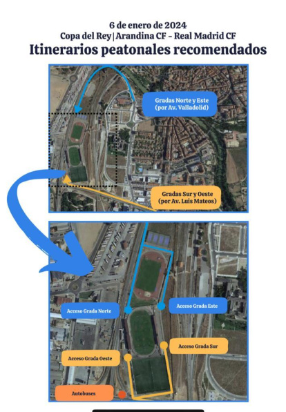 Mapa del recorrido recomendable