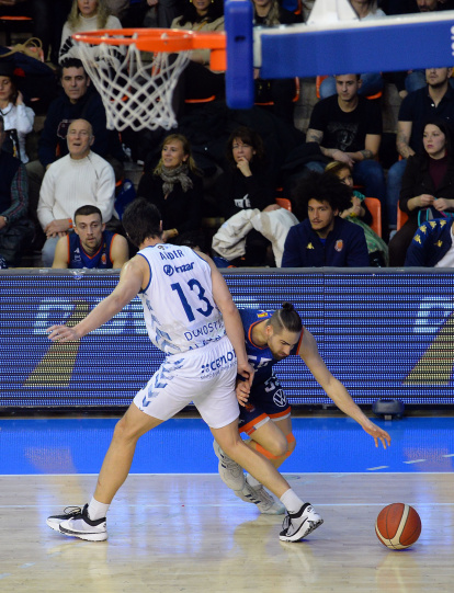 Imagen del partido entre el Tizona y el Guuk Gipuzkoa.