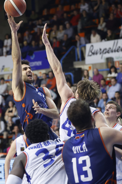 Imagen del partido entre el Tizona y Alicante.