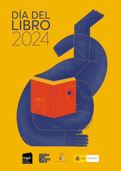 Cartel del Día del Libro 2024.