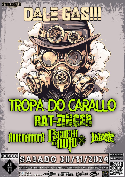 Cartel de la primera edición del festival Dale Gas.