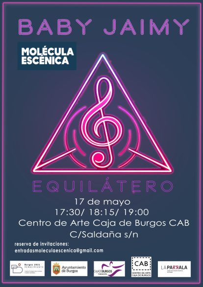 Baby Jaimy se representará este viernes 17 de mayo en el CAB.