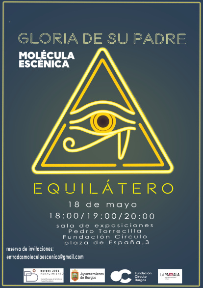 La obra Gloria de su padre se representará  el sábado 18 de mayo en la sala de exposiciones Pedro Torrecilla.