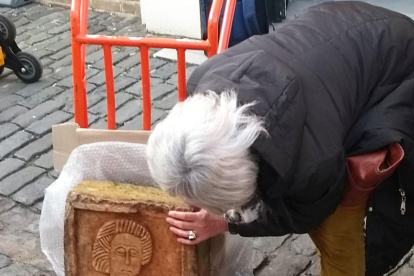 Los restauradores burgaleses viajaron a Londres para confirmar que se trataba de las piezas robadas.