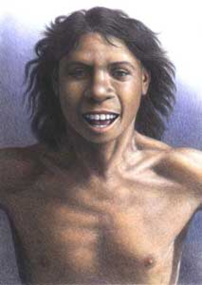 Ilustración del Chico de la Gran Dolina. 