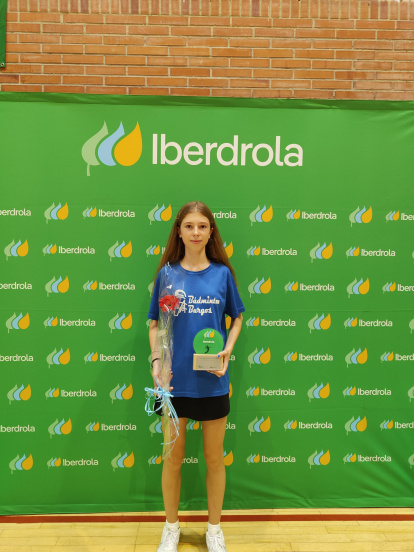 Sara Muñoz fue galardonada como la MVP Sub-15.