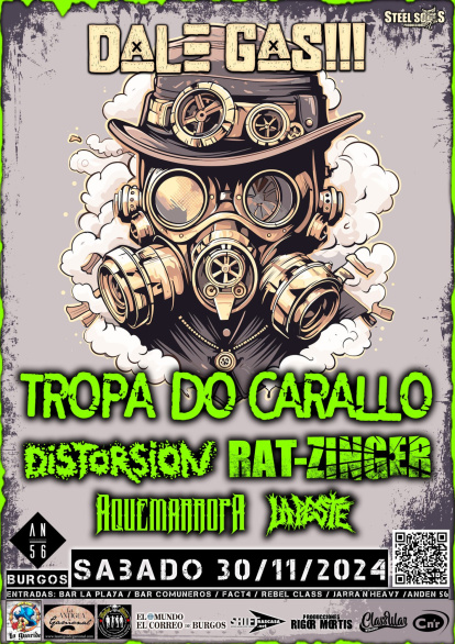 Cartel definitivo de la primera edición del festival Dale Gas.