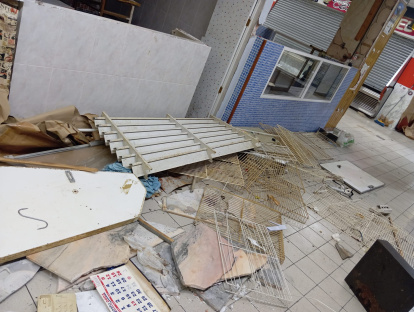 El Mercado Norte antiguo, unos días antes de su cierre total.