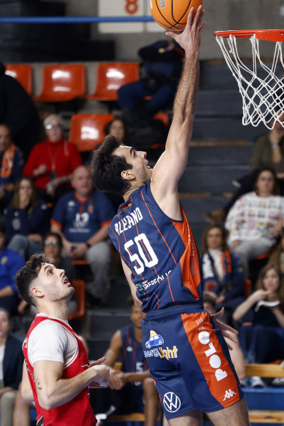 Imagen del partido entre el Grupo Ureta Tizona Burgos y el Cartagena.