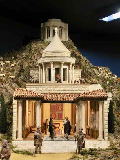 Palacio de Herodes, en el impresionante Belén de Renuncio.