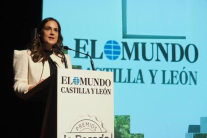 Adriana Ulibarri, presidenta de Edigrup, en los Premios La Posada 2024.