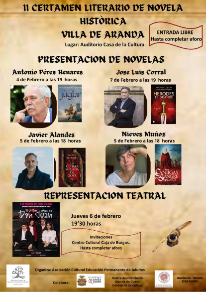 Certamen literario de novela histórica Villa de Aranda