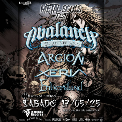 Cartel oficial del Metal Souls 2025.