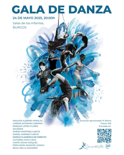 Cartel de la gala de danza que se celebra este sábado en Salas de los Infantes.