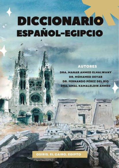 Portada del primer diccionario español-egipcio, con la participación del psicólogo burgalés Fernando Pérez del Río.