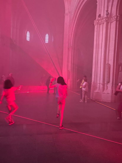 Espectáculo inmersivo en la iglesia de La Merced.