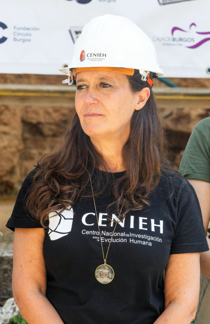 Marina Martinón, directora del Cenieh de Burgos y codirectora especialista en antropología dental los trabajos en TD-6.