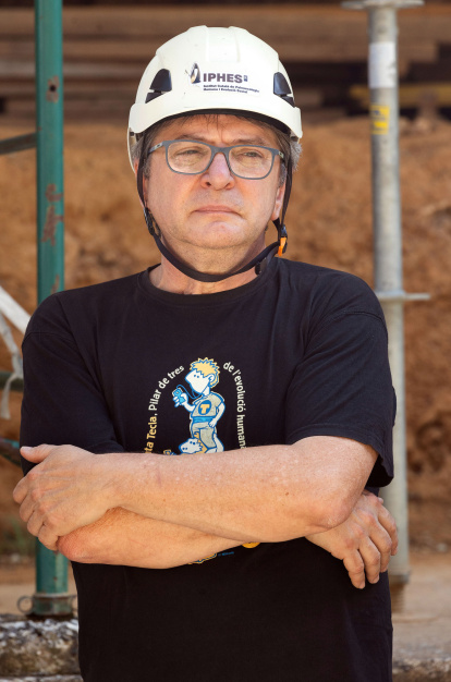 Andreu Ollé, arqueólogo de cabecera en industria lítica de Dolina es investigador principal en el IPHES de Tarragona.