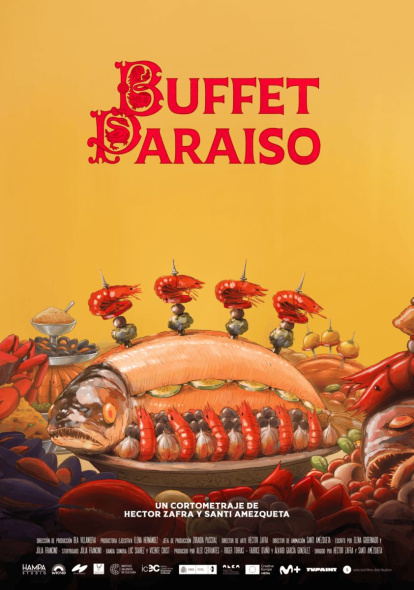 Cartel del el cortometraje del estreno