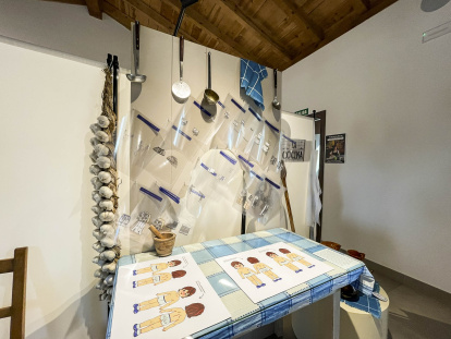 Imágenes de la exposición 'Altares' de Jorge García Varona y Álex Heras que puede verse hasta este domingo en el Centro de Arte de Tardajos.