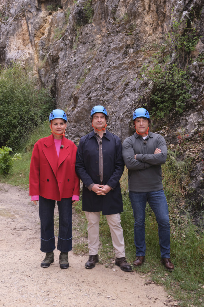 Samantha Vallejo-Nágera, Pepe Rodríguez Rey, y Jordi Cruz.