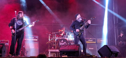 Antecessor durante su concierto en el festival Candelas Rock 2026 en Gamonal.