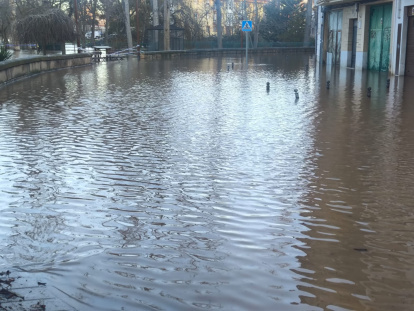 Desbordamiento del río Duero en Aranda de Duero