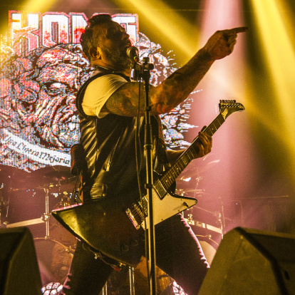 Koma, durante su actuación en el Reineta Fest 2025.
