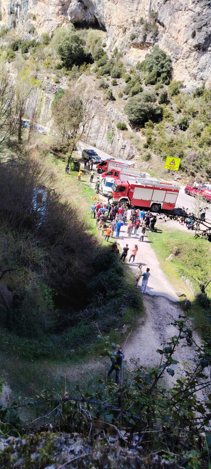 Imagen del lugar del accidente.