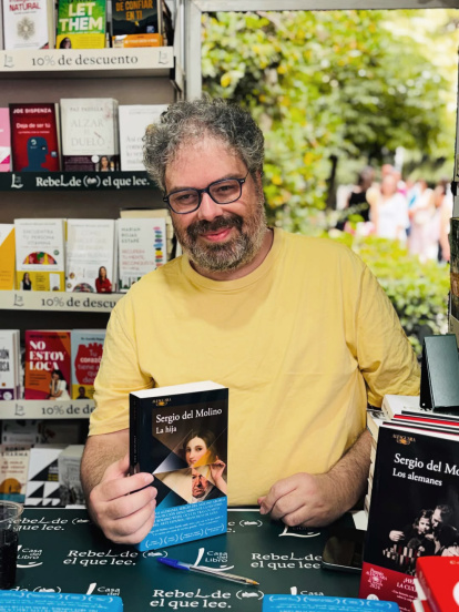 Sergio del Molino, en la Feria del Libro de Madrid.
