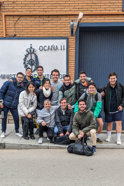 Voluntarios en la cárcel Ocaña II.