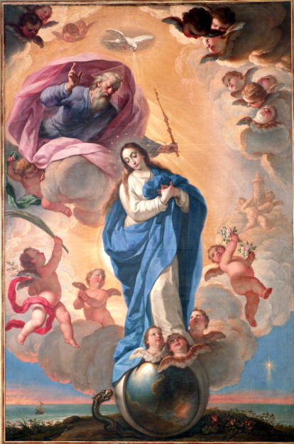 Imagen de 'La Inmaculada' de Antonio Palomino.