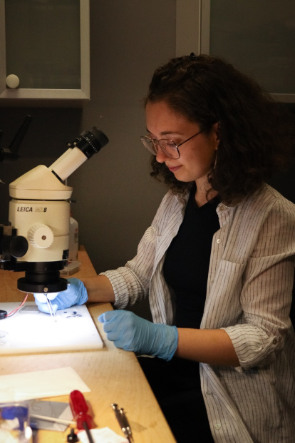 Trabajo de laboratorio que en el doctorado realizará en la Universidad Ludwig Maximilian.