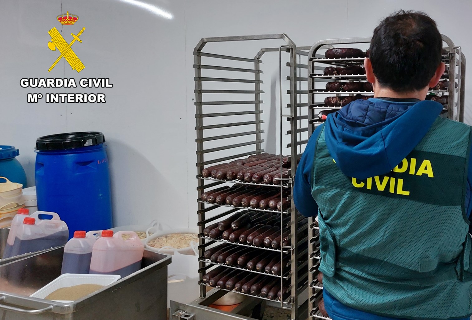 Imagen de la inspección de uno de los puntos de elaboración.