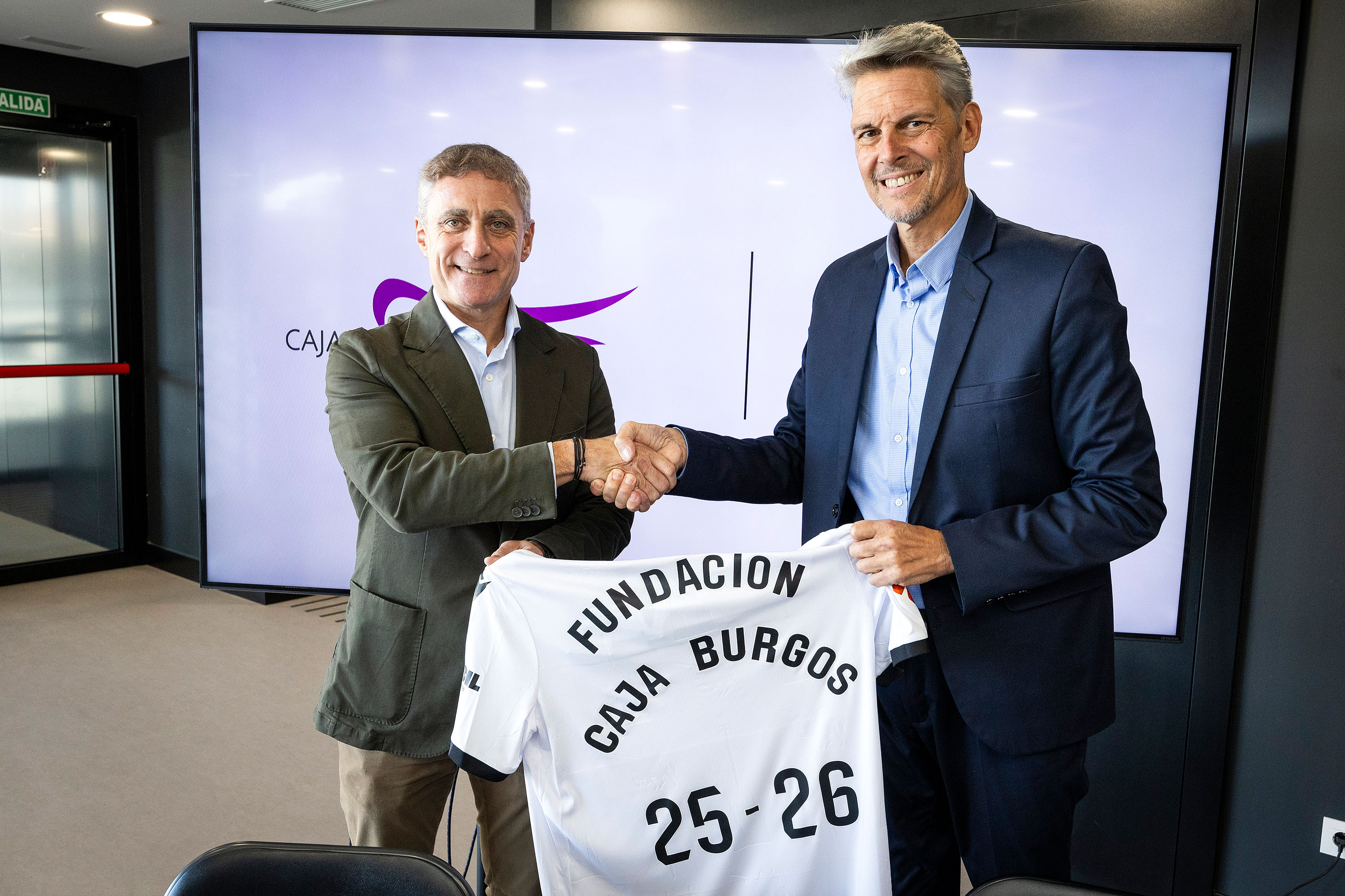 El Burgos CF y la Fundación Caja de Burgos renuevan su compromiso